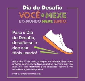 Dia do Desafio será no dia 30 de maio