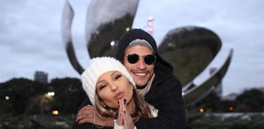 Valesca e Patrick Silva em clima de muito romance