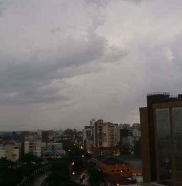 RS enfrenta temporais com vento forte e chuva torrencial nesta sexta-feira