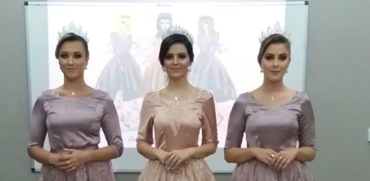 Soberanas da Expo Farroupilha apresentam trajes oficiais em Farroupilha