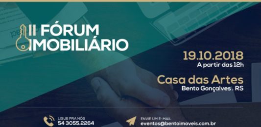 Últimas vagas para o 2º Fórum Imobiliário de Bento Gonçalves