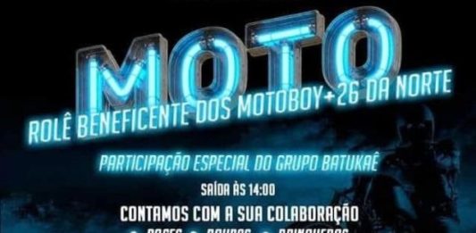 Motoboys promovem evento solidário neste domingo em Caxias do Sul