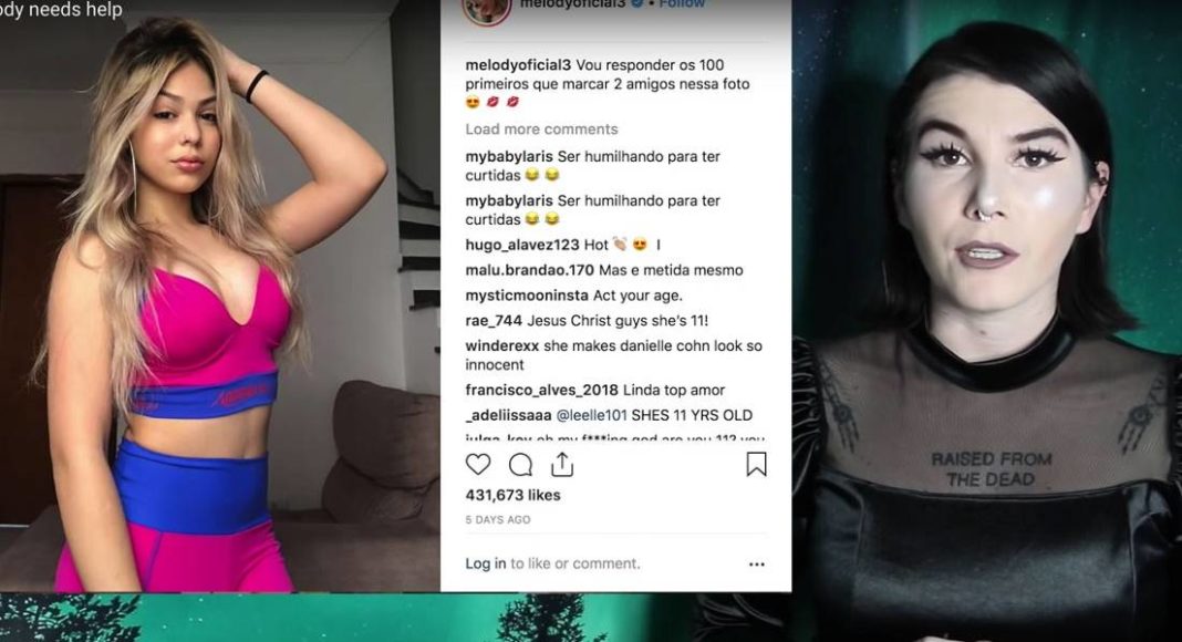Sexualização de Melody chama a atenção de youtuber gringa: 'Protejam essa menina de 11 anos'