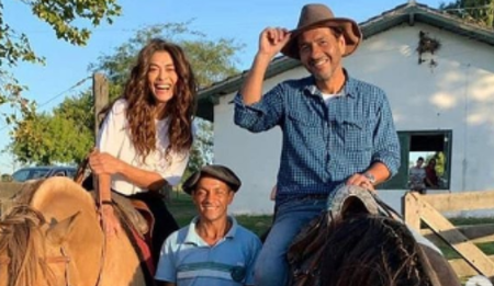 Elenco grava "Dias felizes" no Rio Grande do Sul