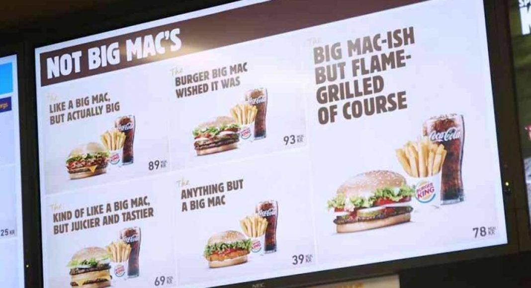 McDonald's perde a marca 'Big Mac' na Europa e Burger King lança suas próprias versões do famoso hambúrguer