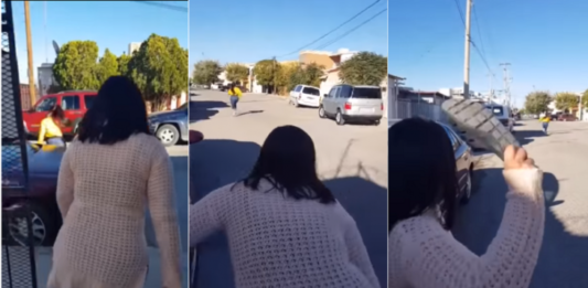 Vídeo de mãe viraliza ao acertar chinelo a mais de 50 metros de distância