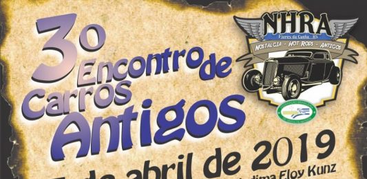 3º Encontro de Carros Antigos ocorre neste domingo em Flores da Cunha