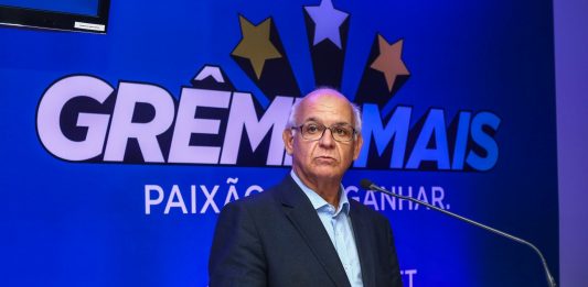 Presidente do Grêmio fala sobre gestão e futebol no CIC-BG