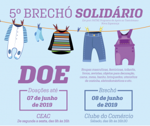 5ª edição do Brecho Solidário de Farroupilha acontece em junho