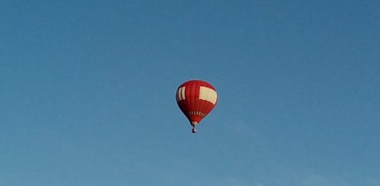 Balão no céu de Bento Gonçalves