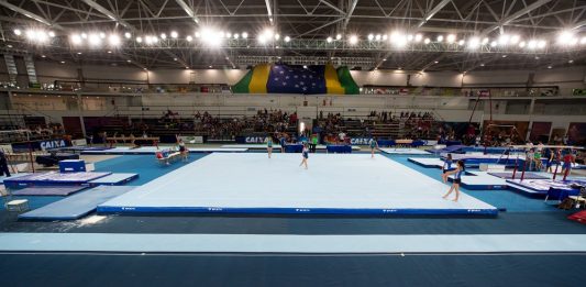 Ginastas de Garibaldi disputam torneio nacional de ginástica artística no Rio de Janeiro