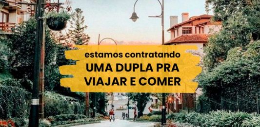 Empresa contrata para viajar, comer, beber de graça e postar na rede social