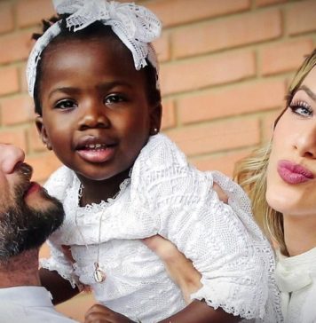 Bruno e Gio com a filha Títi