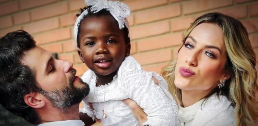 Bruno e Gio com a filha Títi