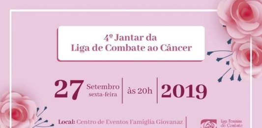 Jantar da Liga do Câncer de Garibaldi tem ingressos à venda