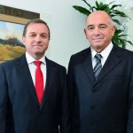 Simplás homenageia empresários Leocádio Nonemacher e Lourenço Stangherlin