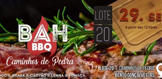 BAH BBQ: Open Food de churrasco ocorre dia 29 em Bento Gonçalves