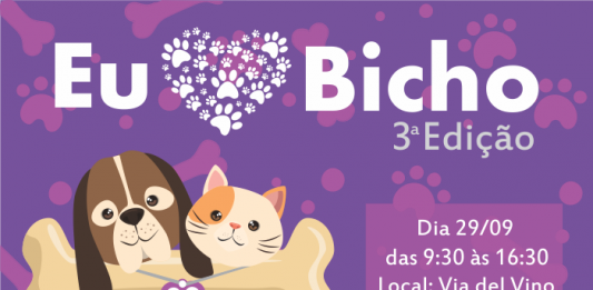 Eu Amo Bicho acontece nesta sexta-feira na Via Del Vino em Bento Gonçalves