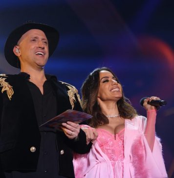 Apresentadores do Prêmio Multishow: Paulo Gustavo e Anitta