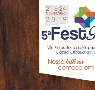 5ª FestFlor de Vila Flores inicia dia 21 de novembro