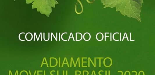 Comunicado oficial: adiamento Movelsul Brasil 2020