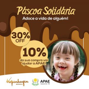 Apae Caxias promove Páscoa Solidária para os quase 500 alunos da entidade