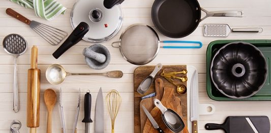 Arsenal básico da cozinha