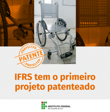 IFRS tem o primeiro projeto patenteado