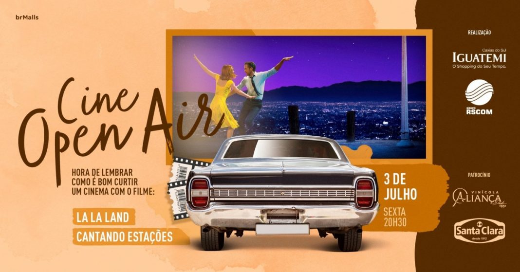 Confira as dicas e recomendações para curtir o Cine Open Air neste final de semana