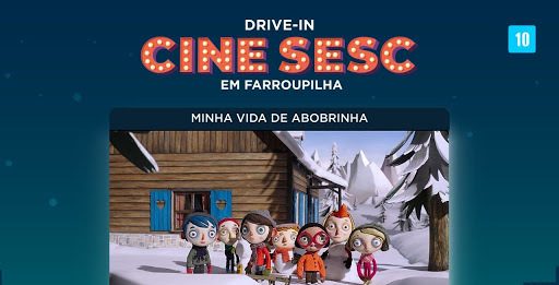 Cine Drive-in exibe filme para toda família em Farroupilha