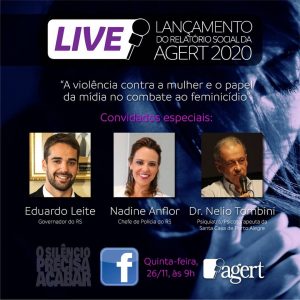 Associação das Emissoras de Rádio e Televisão apresenta relatório social com a participação do governador Eduardo Leite