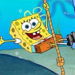 O personagem protagonista da série Bob Esponja (Foto: Reprodução)