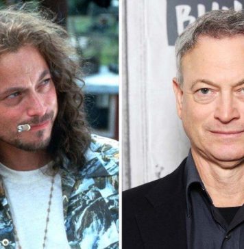 Gary Sinise: antes e depois. (Foto: reprodução/internet)