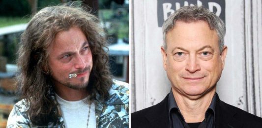 Gary Sinise: antes e depois. (Foto: reprodução/internet)