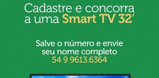 Caitá de Bento vai sortear uma Smart TV