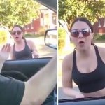 O que você acha da Karen indo embora com uma bomba de gasolina? 