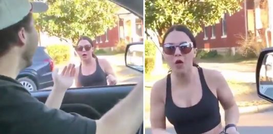 O que você acha da Karen indo embora com uma bomba de gasolina? 