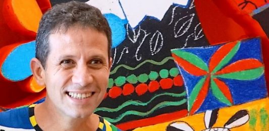 Roger é o artista que ilustrou o pôster 2021 do International Board on Books for Young People (IBBY)