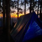 Acampamento com vista panorâmica na Serra Gaúcha