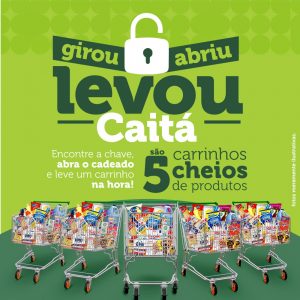 Caitá de Bento vai entregar cinco carrinhos de produtos