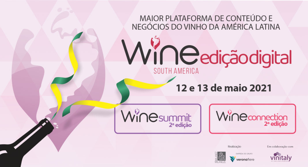 Wine South America – edição digital ocorre nos dias 12 e 13 de maio