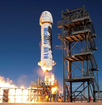 A sequência completa do voo de Jeff Bezos para o espaço