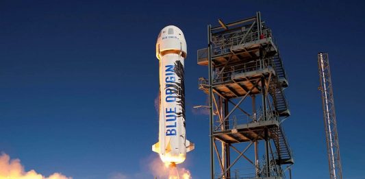 A sequência completa do voo de Jeff Bezos para o espaço