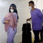 Bianca Andrade e Fred deixam maternidade com o filho