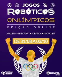 Nove equipes estão inscritas para os Jogos Robóticos da Rede Caminho do Saber