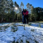 William Eduardo e a esposa Estefane