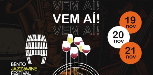 Bento Jazz e Wine Festival ocorre de 19 a 21 de novembro