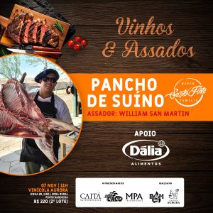 Pancho de Suíno é estação confirmada no Bah BBQ com produtos Dália