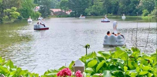 Lago com Pedalinhos. Foto: Cláudio Weber