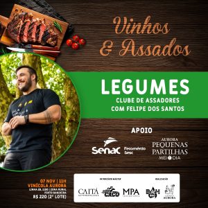 Pra ninguém ficar de fora: Bah BBQ contará com estação de legumes